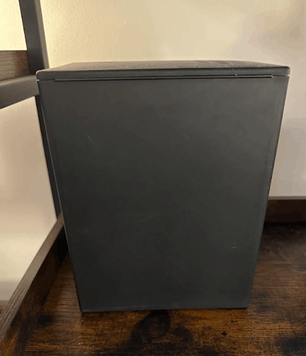 Temporary cremation container